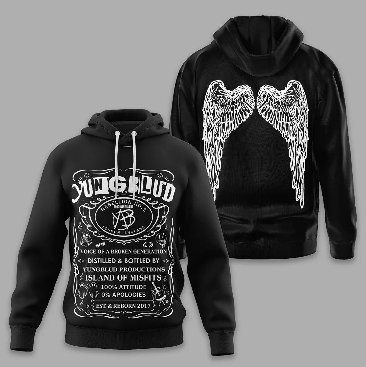 LIMITED EDITION - NEW CUSTOMIZED YUNGBLUD T-SHIRT, HOODIE, ZIP HOODIE