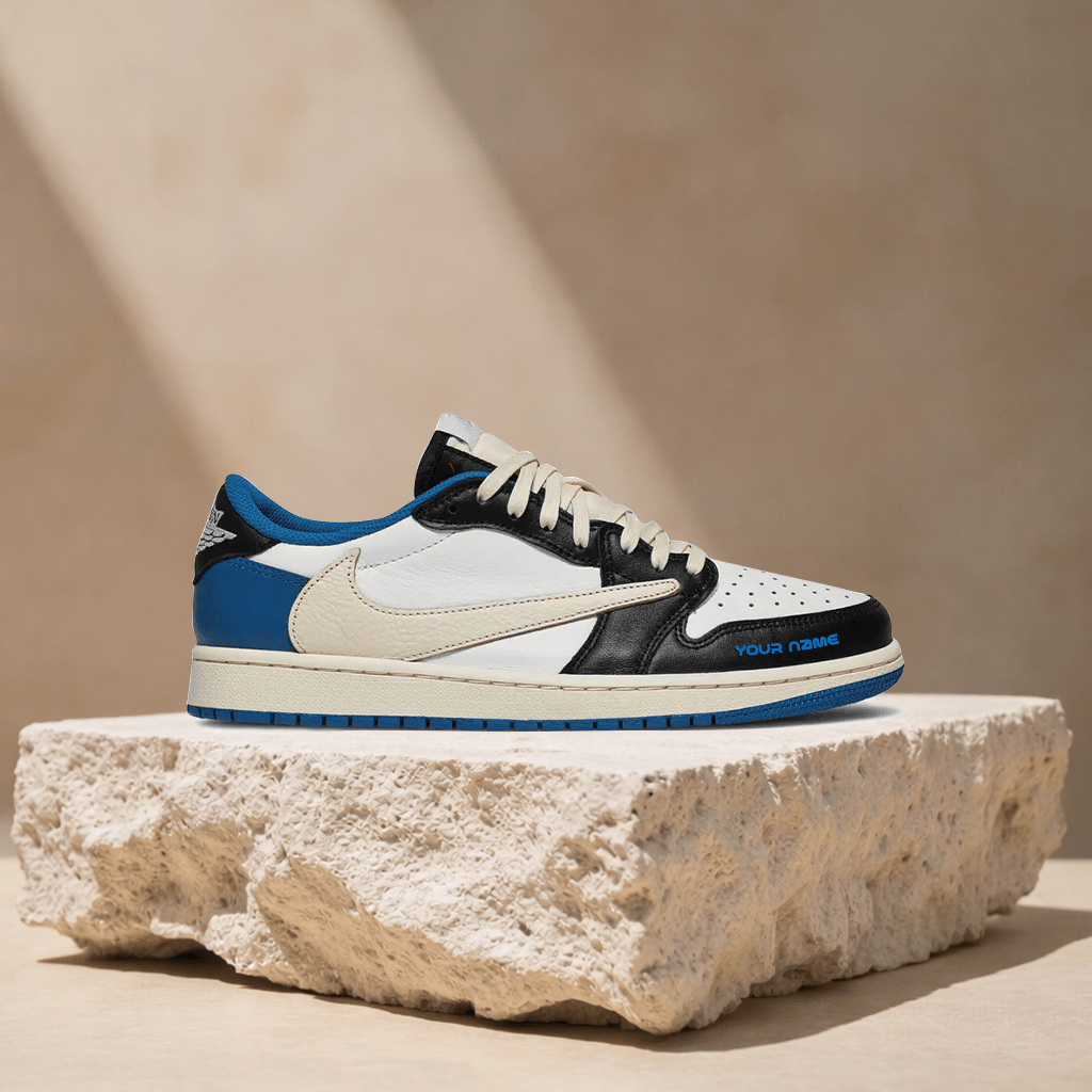 LIMITED EDITION - NEW CUSTOMIZED TRAVIS SCOTT AF1 SNEAKERS