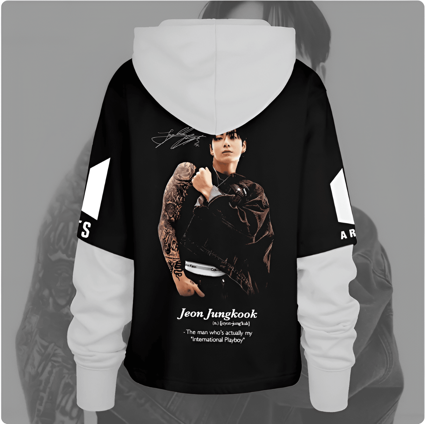 BTS JUNGKOOK UNISEX HOODIE FOR ARMY