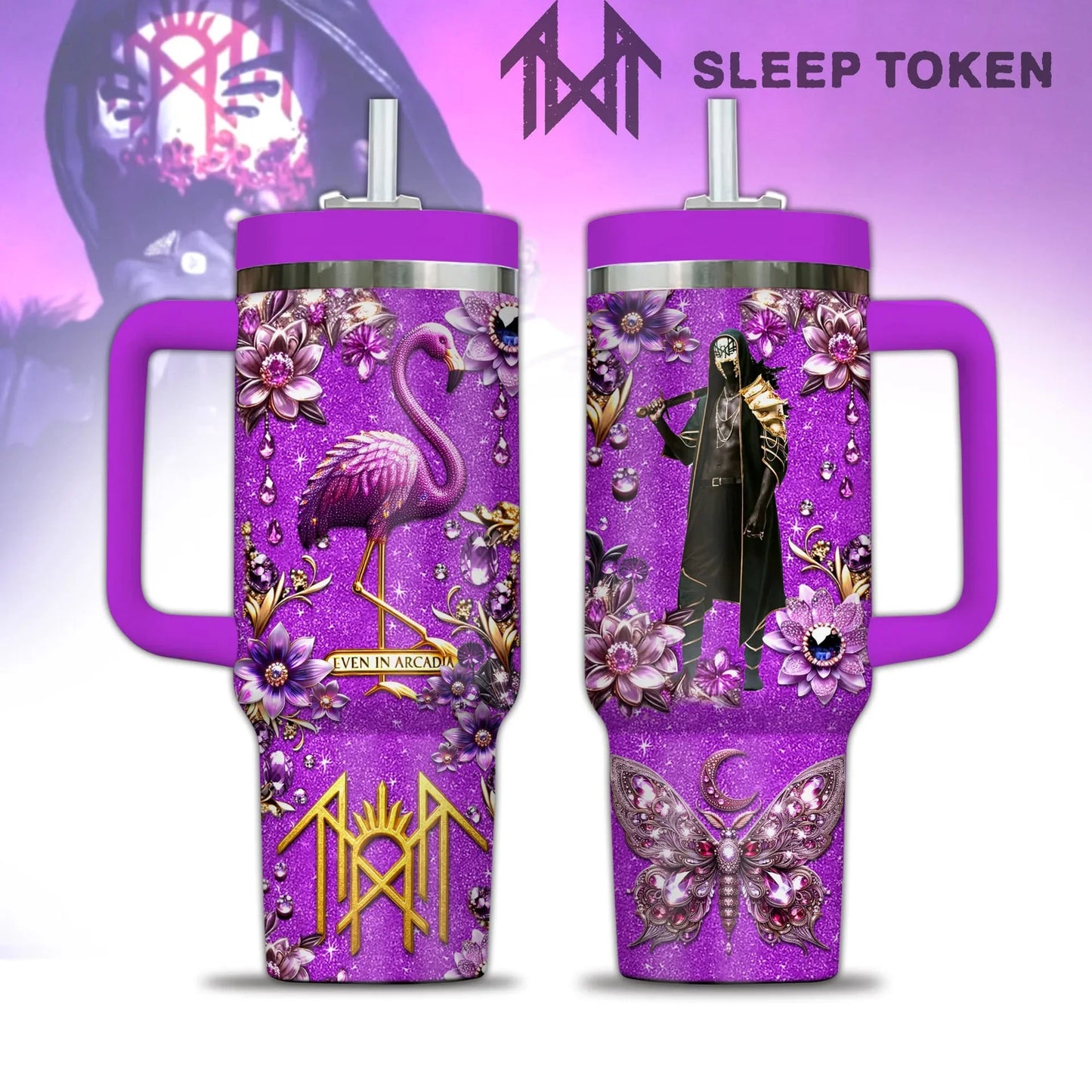 LIMITED EDITION - NEW CUSTOMIZED SLEEP TOKEN TUMBLER CUP