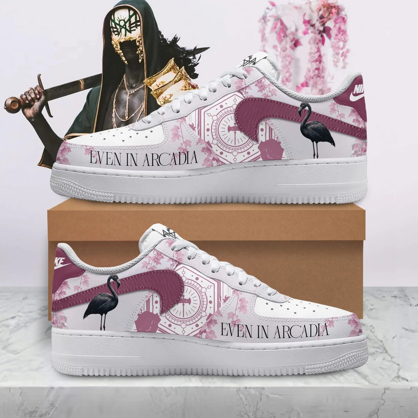 LIMITED EDITION - NEW CUSTOMIZED SLEEP TOKENT AF1 SHOES