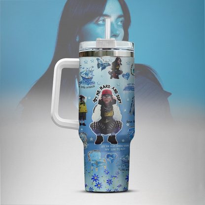 LIMITED EDITION - NEW CUSTOMIZED BILLIE EILISH TUMBLER CUP