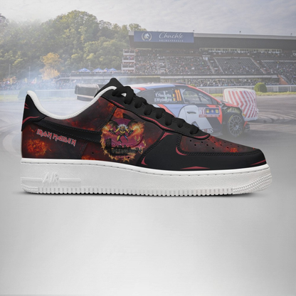 LIMITED EDITION - NEW CUSTOMIZED IRON MAIDEN AF1 SHOES