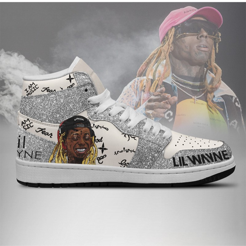 LIMITED EDITION - NEW CUSTOMIZED LIL WAYNE AIR JORDAN SHOES