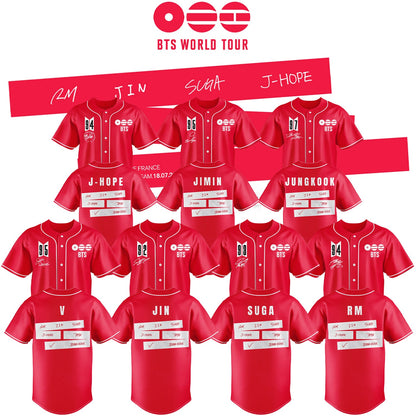 LIMITED EDITION - BTS COMEBACK WORLD TOUR BASEBALL JERSEY