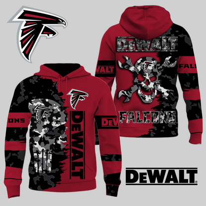 LIMITED EDITION - NEW CUSTOMIZED NFL18 ATF ATLANTA FALCONS DEWALT UNISEX T-SHIRT, POLO, HOODIE & JACKETS