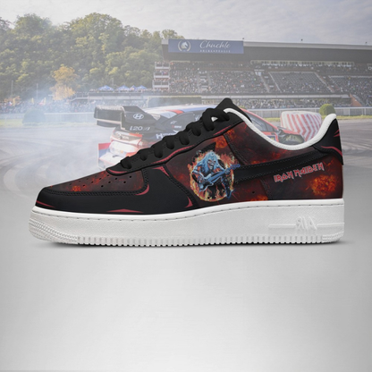LIMITED EDITION - NEW CUSTOMIZED IRON MAIDEN AF1 SHOES