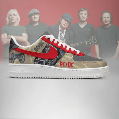LIMITED EDITION - NEW CUSTOMIZED AC/DC AF1 SHOES
