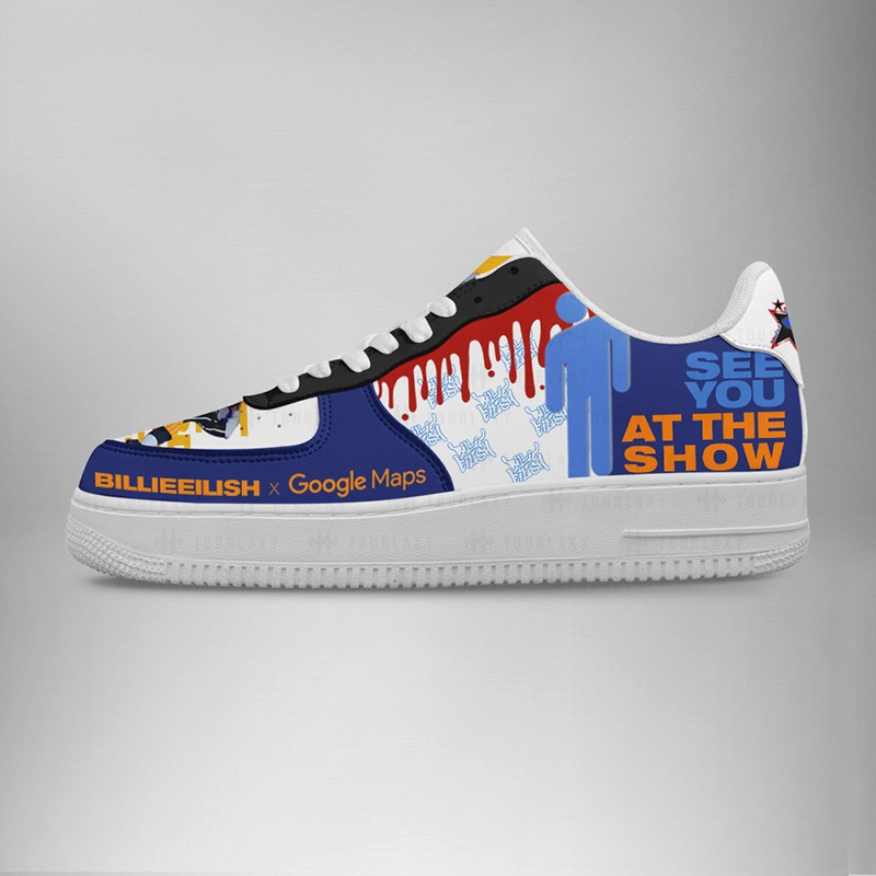 LIMITED EDITION - NEW CUSTOMIZED BILLIE EILISH AF1 SHOES