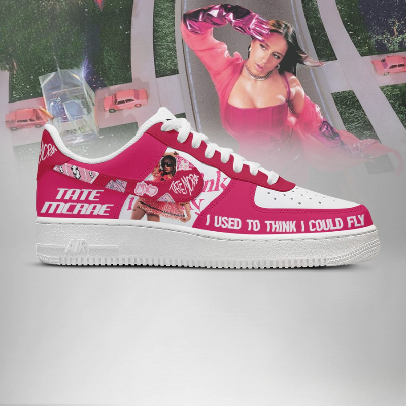 LIMITED EDITION - NEW CUSTOMIZED TATE MCRAE AF1 SHOES