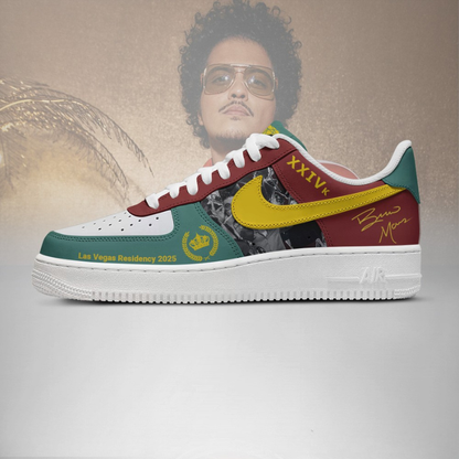 LIMITED EDITION - NEW CUSTOMIZED BRUNO MARS AF1 SHOES