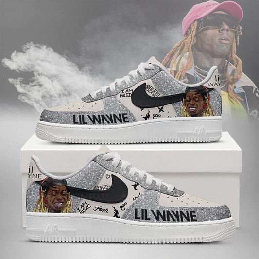 LIMITED EDITION - NEW CUSTOMIZED LIL WAYNE AF1 SHOES