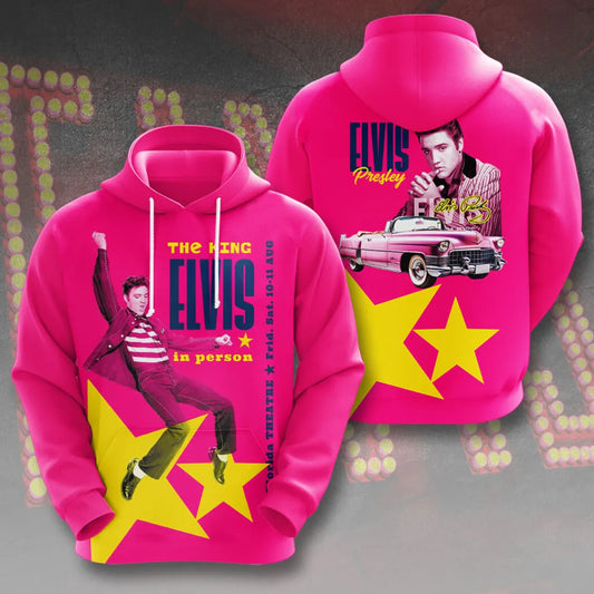 LIMITED EDITION - NEW CUSTOMIZED ELVIS PRESLEY T-SHIRT, HOODIE, ZIP HOODIE