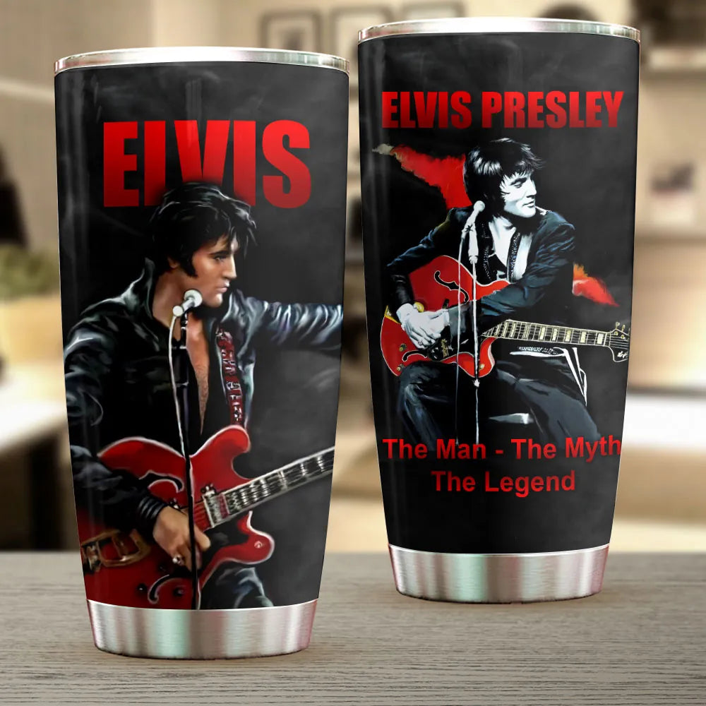 LIMITED EDITION - NEW CUSTOMIZED ELVIS PRESLEY TUMBLER CUP