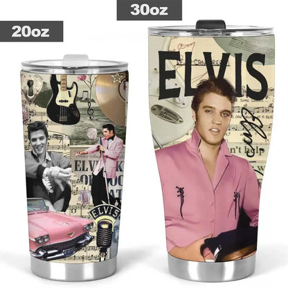 LIMITED EDITION - NEW CUSTOMIZED ELVIS PRESLEY TUMBLER CUP