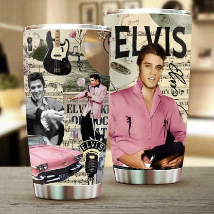 LIMITED EDITION - NEW CUSTOMIZED ELVIS PRESLEY TUMBLER CUP