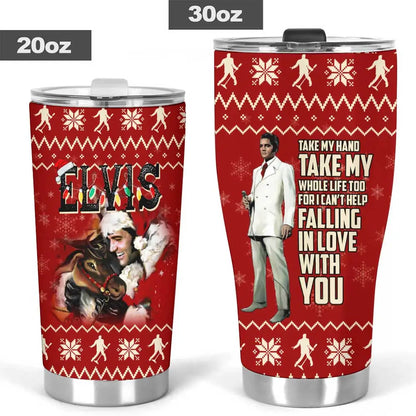LIMITED EDITION - NEW CUSTOMIZED ELVIS PRESLEY TUMBLER CUP