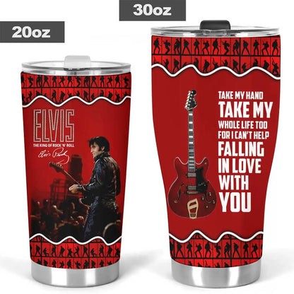 LIMITED EDITION - NEW CUSTOMIZED ELVIS PRESLEY TUMBLER CUP