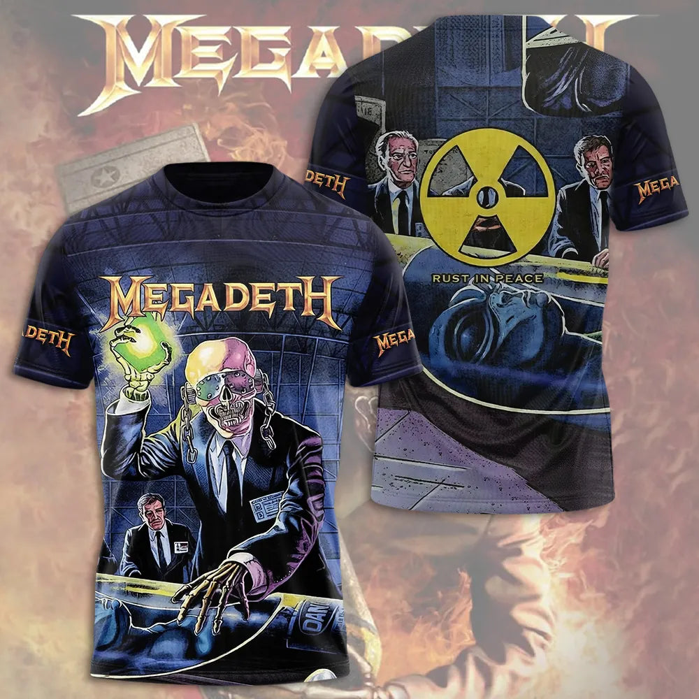 LIMITED EDITION - NEW CUSTOMIZED MEGADETH T-SHIRT, HOODIE, ZIP HOODIE