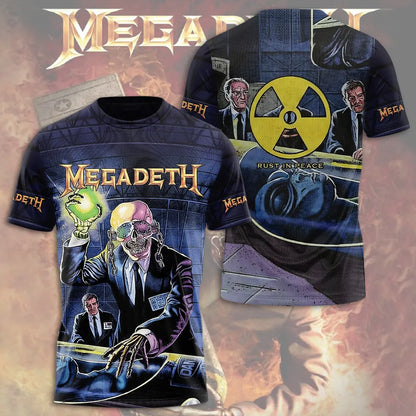 LIMITED EDITION - NEW CUSTOMIZED MEGADETH T-SHIRT, HOODIE, ZIP HOODIE