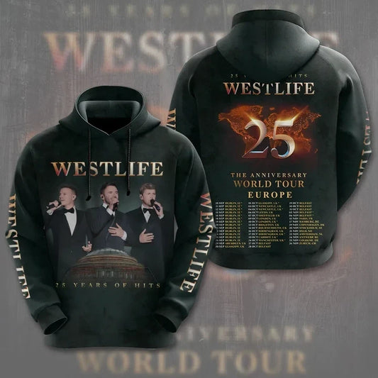 LIMITED EDITION - NEW CUSTOMIZED WESTLIFE T-SHIRT, HOODIE, ZIP HOODIE