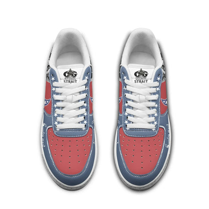 LIMITED EDITION - NEW CUSTOMIZED GEORGE STRAIT AF1 SHOES
