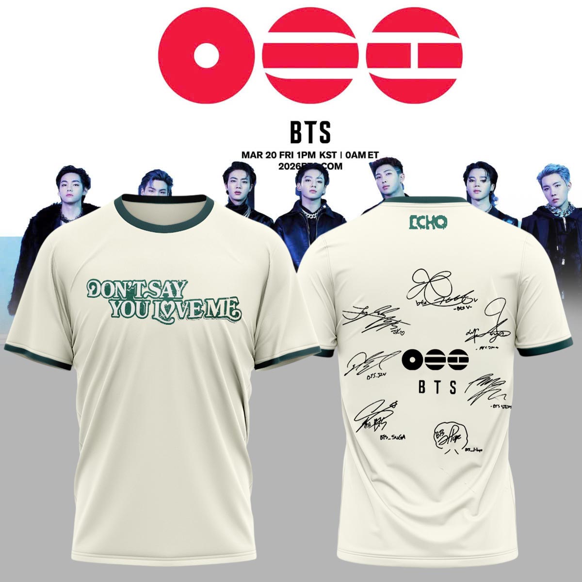LIMITED EDITION - BTS COMEBACK WORLD TOUR APPAREL