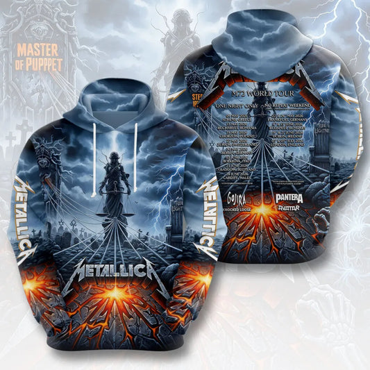LIMITED EDITION - NEW CUSTOMIZED METALLICA T-SHIRT, HOODIE, ZIP HOODIE
