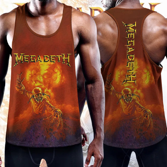 LIMITED EDITION - NEW CUSTOMIZED MEGADETH UNISEX TANK TOP