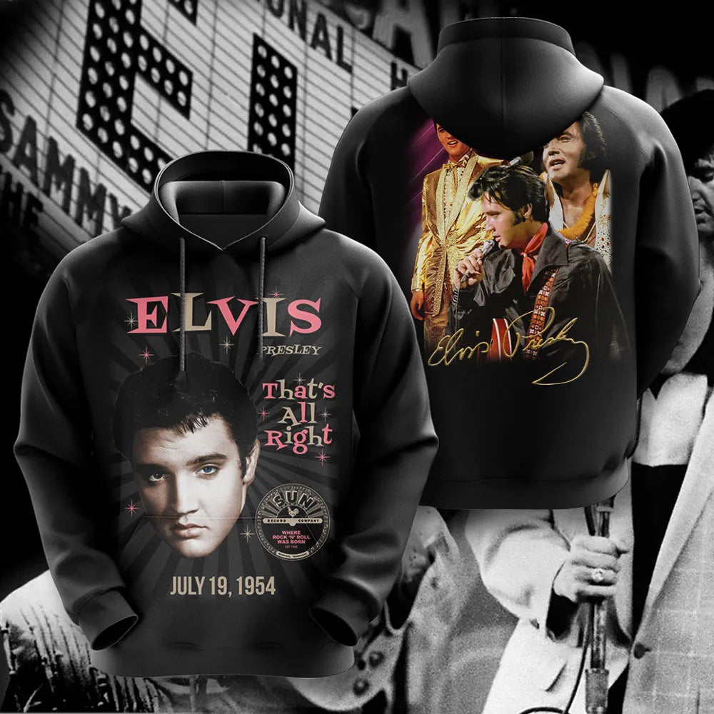LIMITED EDITION - NEW CUSTOMIZED ELVIS PRESLEY T-SHIRT, HOODIE, ZIP HOODIE