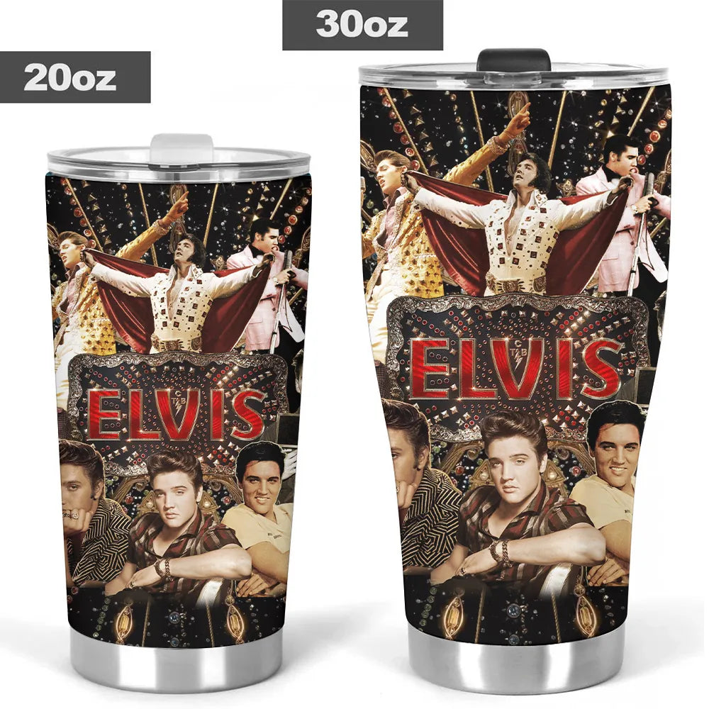 LIMITED EDITION - NEW CUSTOMIZED ELVIS PRESLEY TUMBLER CUP