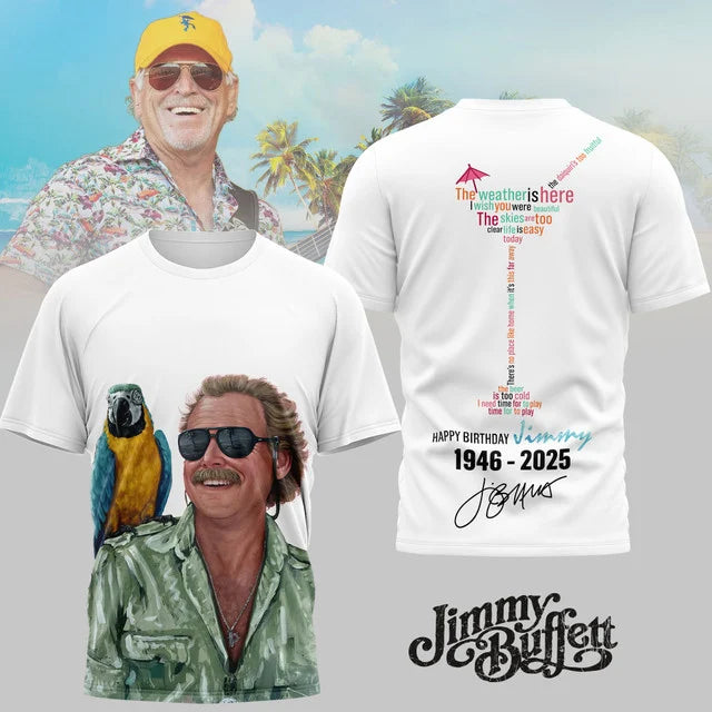 LIMITED EDITION - NEW CUSTOMIZED JIMMY BUFFETT T-SHIRT, HOODIE, ZIP HOODIE