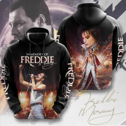 LIMITED EDITION - NEW CUSTOMIZED FREDDIE MERCURY T-SHIRT, HOODIE, ZIP HOODIE