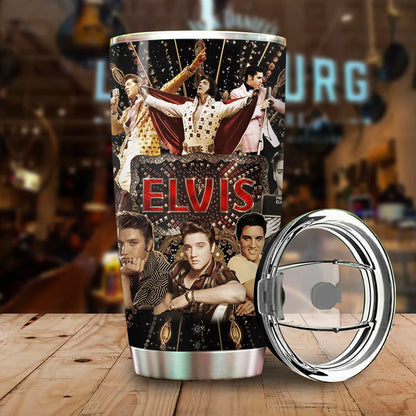 LIMITED EDITION - NEW CUSTOMIZED ELVIS PRESLEY TUMBLER CUP