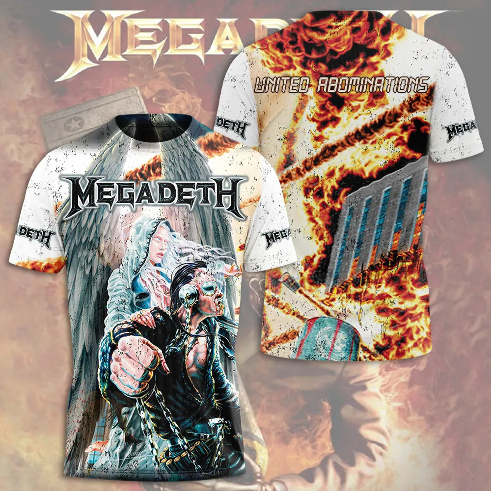 LIMITED EDITION - NEW CUSTOMIZED MEGADETH T-SHIRT, HOODIE, ZIP HOODIE
