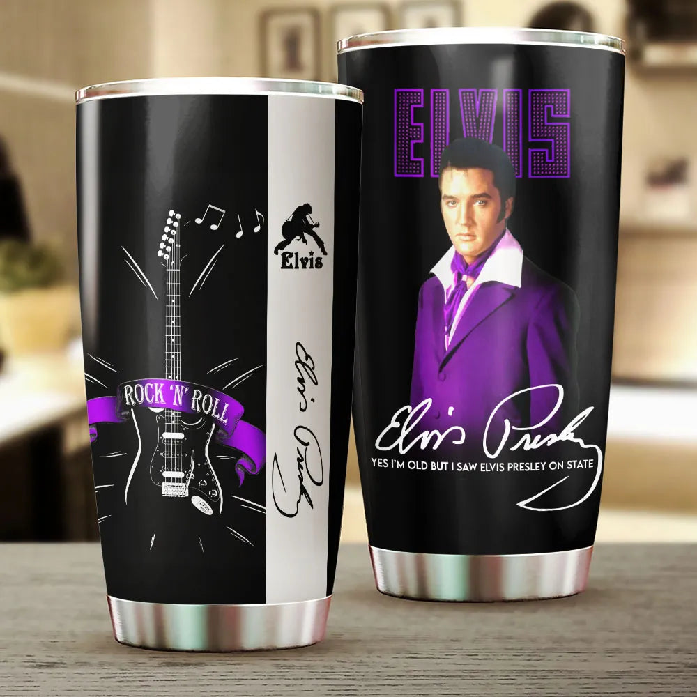 LIMITED EDITION - NEW CUSTOMIZED ELVIS PRESLEY TUMBLER CUP