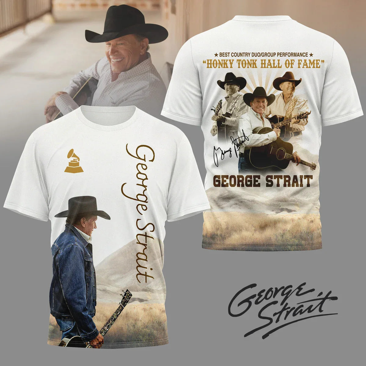 LIMITED EDITION - NEW CUSTOMIZED GEORGE STRAIT T-SHIRT, HOODIE, ZIP HOODIE