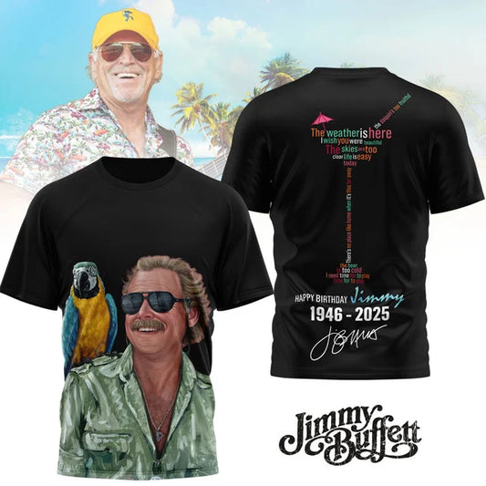 LIMITED EDITION - NEW CUSTOMIZED JIMMY BUFFETT T-SHIRT, HOODIE, ZIP HOODIE