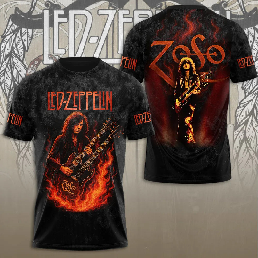 LIMITED EDITION - NEW CUSTOMIZED LED ZEPPELIN T-SHIRT, HOODIE, ZIP HOODIE