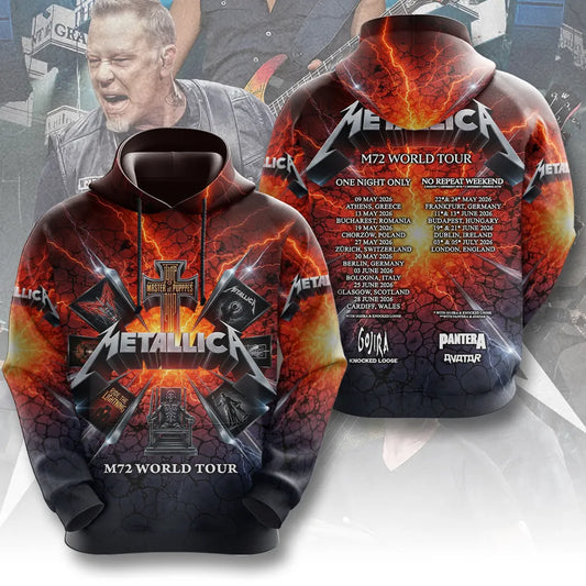LIMITED EDITION - NEW CUSTOMIZED METALLICA T-SHIRT, HOODIE, ZIP HOODIE