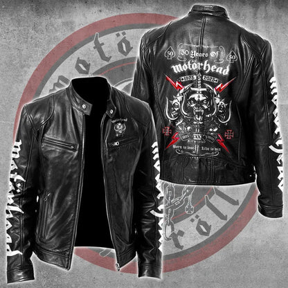 LIMITED EDITION - NEW CUSTOMIZED MOTÖRHEAD MOTORCYCLE LEATHER JACKET