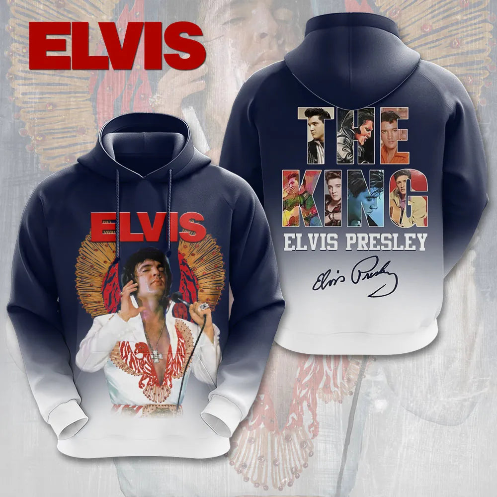 LIMITED EDITION - NEW CUSTOMIZED ELVIS PRESLEY T-SHIRT, HOODIE, ZIP HOODIE