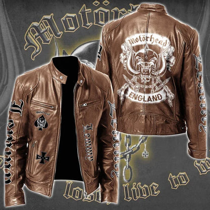 LIMITED EDITION - NEW CUSTOMIZED MOTÖRHEAD MOTORCYCLE LEATHER JACKET