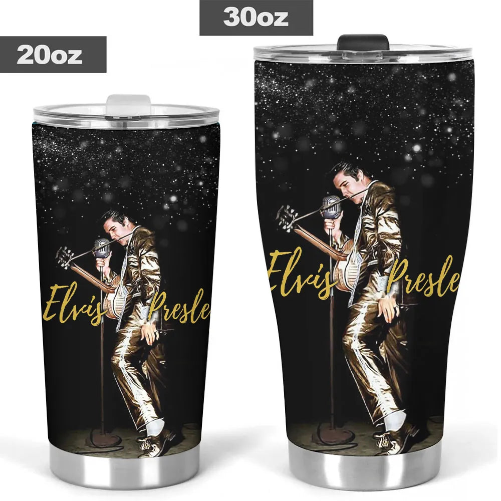 LIMITED EDITION - NEW CUSTOMIZED ELVIS PRESLEY TUMBLER CUP