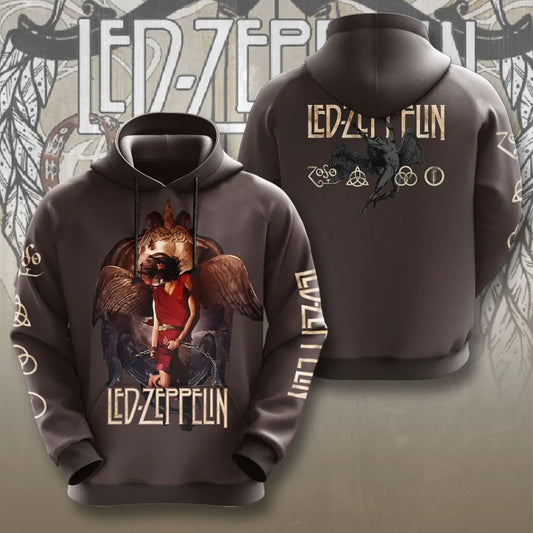 LIMITED EDITION - NEW CUSTOMIZED LED ZEPPELIN T-SHIRT, HOODIE, ZIP HOODIE