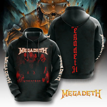 LIMITED EDITION - NEW CUSTOMIZED MEGADETH T-SHIRT, HOODIE, ZIP HOODIE
