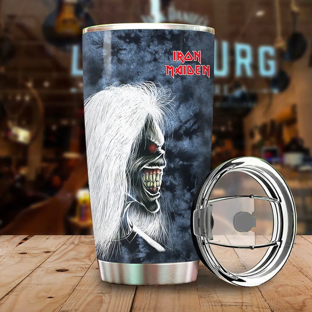 LIMITED EDITION - NEW CUSTOMIZED IRON MAIDEN TUMBLER CUP