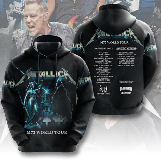 LIMITED EDITION - NEW CUSTOMIZED METALLICA T-SHIRT, HOODIE, ZIP HOODIE