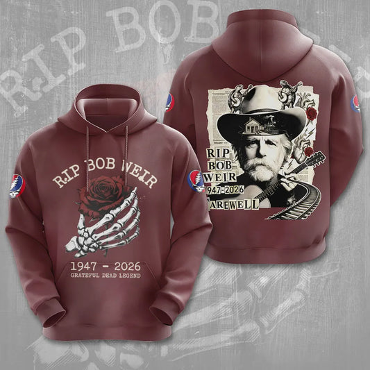 LIMITED EDITION - NEW CUSTOMIZED GRATEFUL DEAD T-SHIRT, HOODIE, ZIP HOODIE