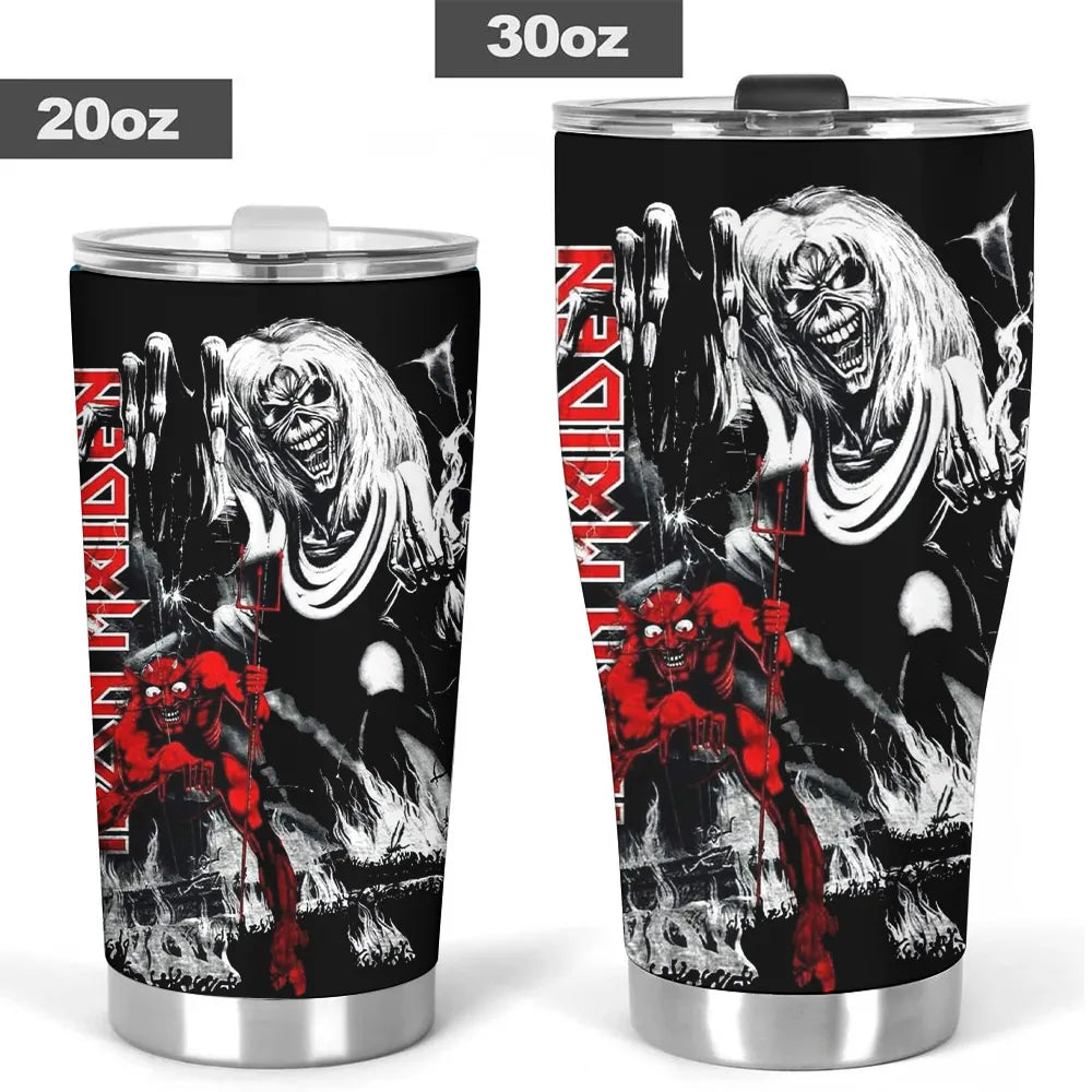LIMITED EDITION - NEW CUSTOMIZED IRON MAIDEN TUMBLER CUP